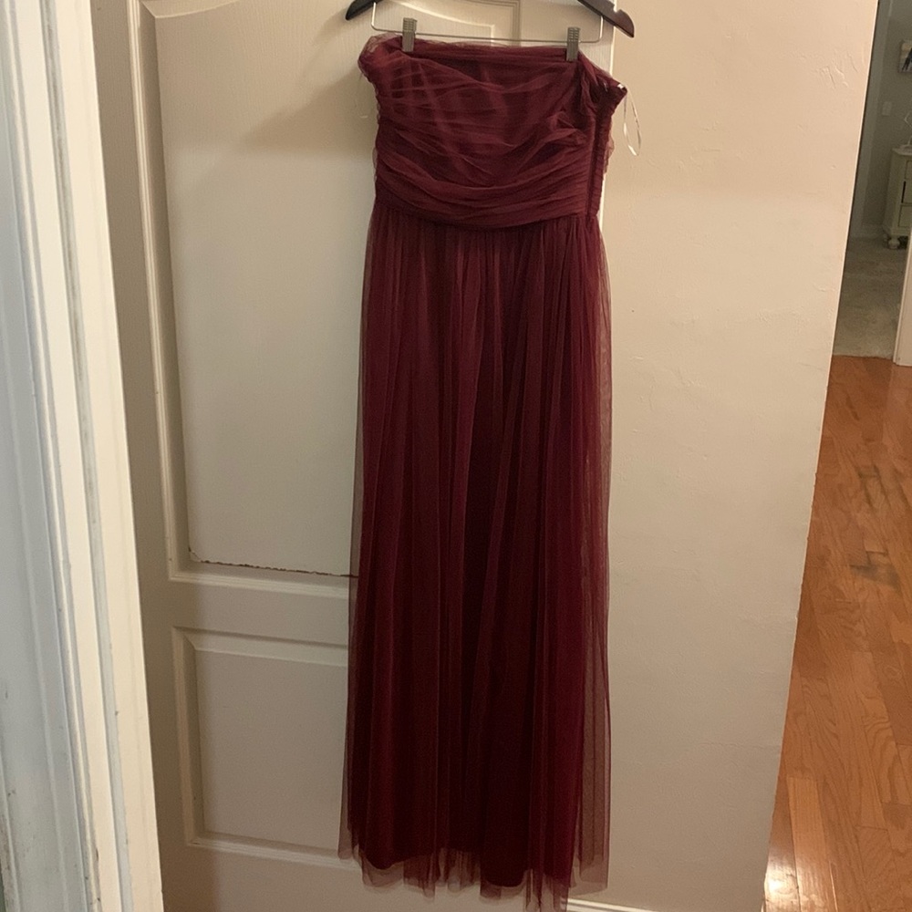 joanna august dress garnet, great condition size 10!!